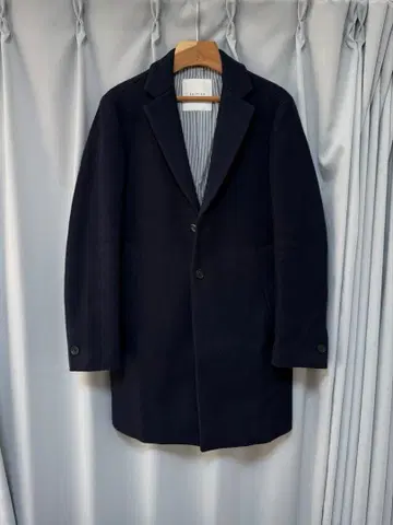 EDIFICE 네이비 체스터 코트 L 사이즈 에디피스