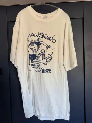 Hawaiian6 프린트 T셔츠 L 라이브 T