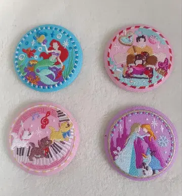 디즈니 자수 캔뱃지