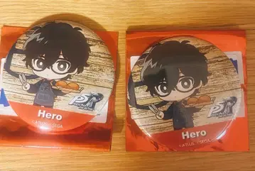 R Baker 페르소나 5 로얄 콜라보 캔뱃지 주인공