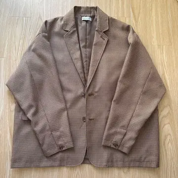 FREAK'S STORE 브라운 체크 무늬 셋업