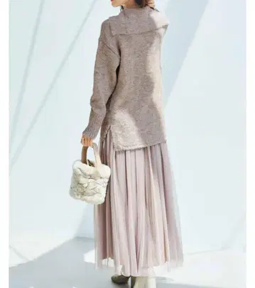 펠리시모 IEDIT 세일러 스웨터 니트 베이지