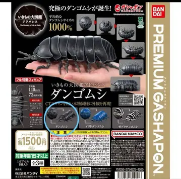 반다이 PREMIUM GASHAPON 생물대도감 어드밴스 공벌레