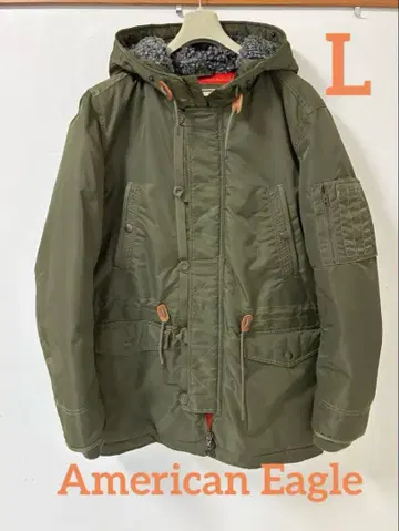 [ 아메리칸 이글 ] 플라이트 자켓 모즈 코트 카키 L