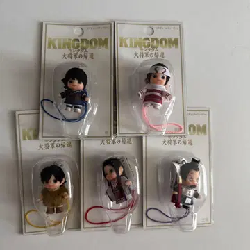 극장판 킹덤 대장군의 귀환 5종 세트 코스튬 큐피 피규어