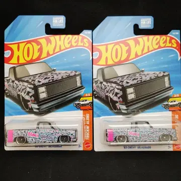 핫휠 US 카드 83 쉐비 실버라도 2대 SET CHEVY