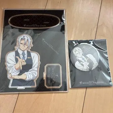 MOCKTAIL BAR GINZA 아크릴 스탠드와 배지 세트 우즈이 텐겐