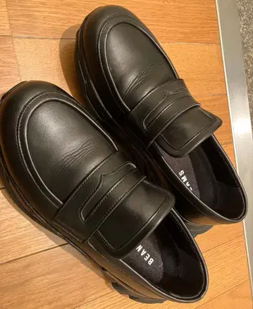 BEAMS 블랙 스니커즈 로퍼 사이즈 40