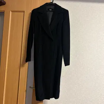 비키 롱 코트 블랙 새상품급