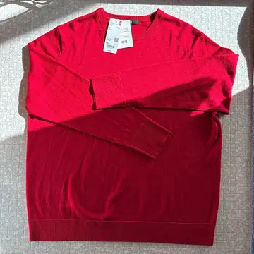 3X L 엑스트라 파인 메리노 크루넥 스웨터 긴팔 니트 3XL