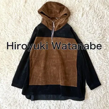 Hiroyuki Watanabe 와타나베 코듀로이 빅 후드티