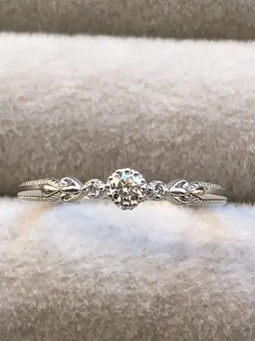 플라티나 다이아몬드 반지