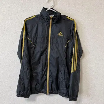 adidas CLIMAPROOF 나일론 자켓 상하의 블랙/금