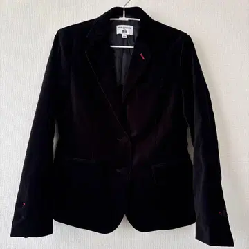 UNIQLO INES 테일러드 자켓 벨로아 블랙