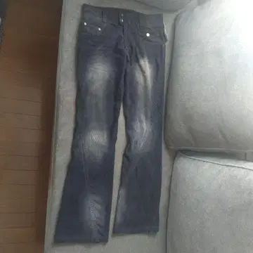 블랙 부츠컷 코듀로이 팬츠 미사용 택 포함