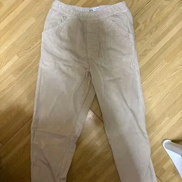 ZARA 베이지 코듀로이 팬츠 사이즈 S