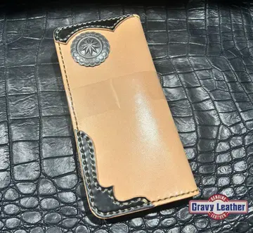 Gravy Leather 도치기 가죽 x 코도반 장지갑 롱 지갑