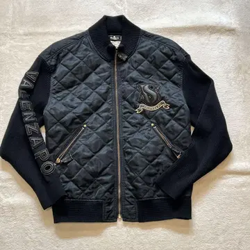 [ 새상품급 ] VALENZA PO SPORTS 니트 퀼팅 재킷 L