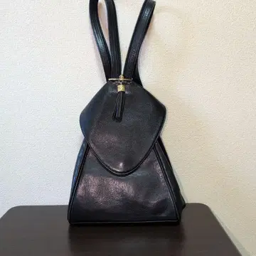 블랙 삼각형 숄더백