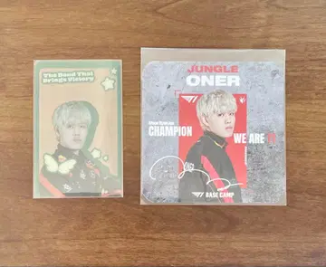 T1 ONER 코스터 클리어 카드