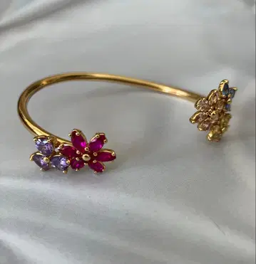 플라워 모티브 팔찌