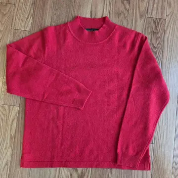 캐시미어 스웨터 빨간색