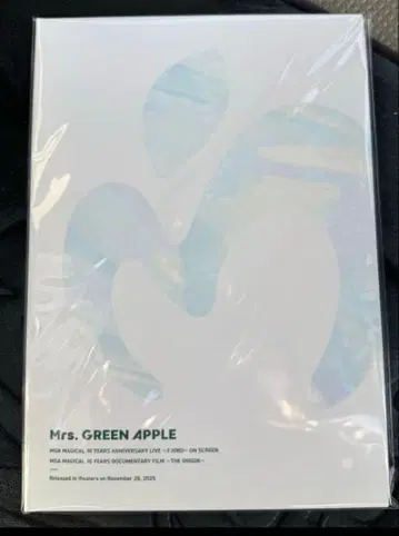 새상품 Mrs. GREEN APPLE 영화 팜플렛 미세스 10주년 기념