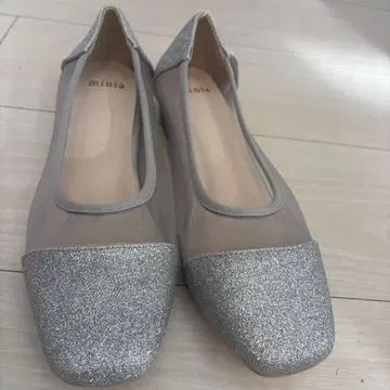 minila 실버 플랫슈즈 M size