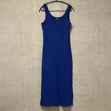 MONOPRIX 파랑 슬리브리스 원피스 M