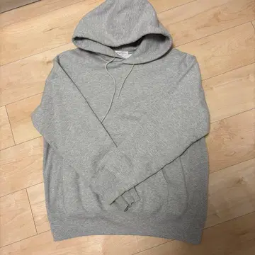 그레이 후드 부착 후드티