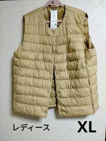 유니클로 XL 퍼프 테크 컴팩트 베스트 베이지 31Beige