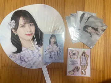 사사키 마이카 사인 포함 브로마이드, 브로마이드, 아크릴 스탠드, 부채