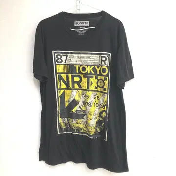 도쿄 NRT 그래픽 T셔츠 L 사이즈