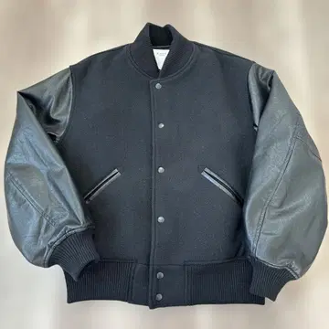 B:MING by BEAMS 블랙 바시티 자켓 M