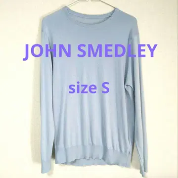 JOHN SMEDLEY 존스메들리 크루넥 롱 슬리브 니트 S