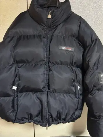 FUBU 블랙 다운 자켓 XL