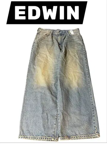 EDWIN XL 와이드 데님 라이트 블루