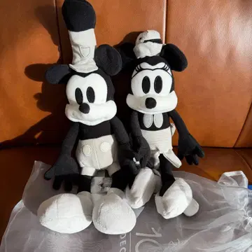 증기선 윌리 미키&미니 봉제 인형 (봄 축제 복권)