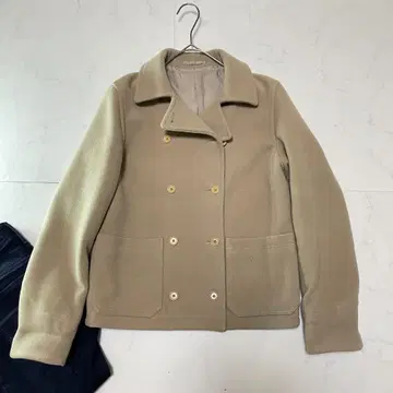 [ 고품질 ] 마가렛호웰 울 100% 더블 코트 베이지 일본제