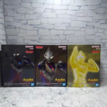 울트라맨 티가 피규어 세트 3체