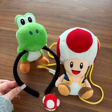 요시 키노피오 봉제 인형 머리띠