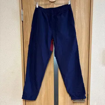 KINASHI CYCLE 스트라이프 팬츠 네이비/레드