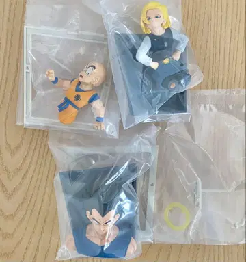 제일복권 드래곤볼 만화 스트럭처 크리린, 18호, 베지터.