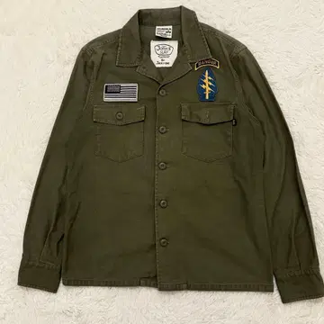 ALPHA x 존스 서프 밀리터리 셔츠 M
