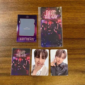 ateez light the way 홍준 영화 특전 세트