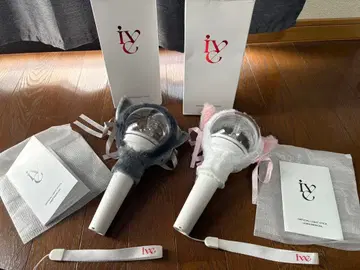 ive 응원봉 2개 세트 고양이 귀 커버 포함
