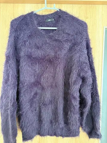 SOFT 롱 샤기 풀오버 퍼플