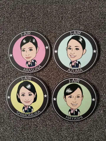 J-AIR CA 캐리커처 씰