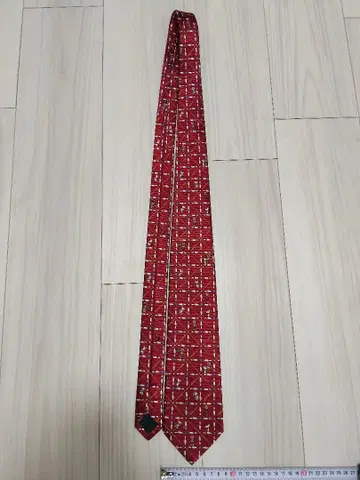 미사용품 긴자 타야 넥타이 피넛 콜라보