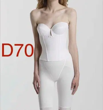 브라이덜 이너 뷔스티에 단품 D70 화이트
